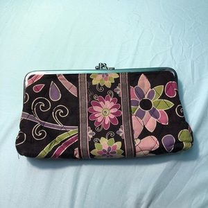 Purple Punch Vera Bradley Clasp Wallet